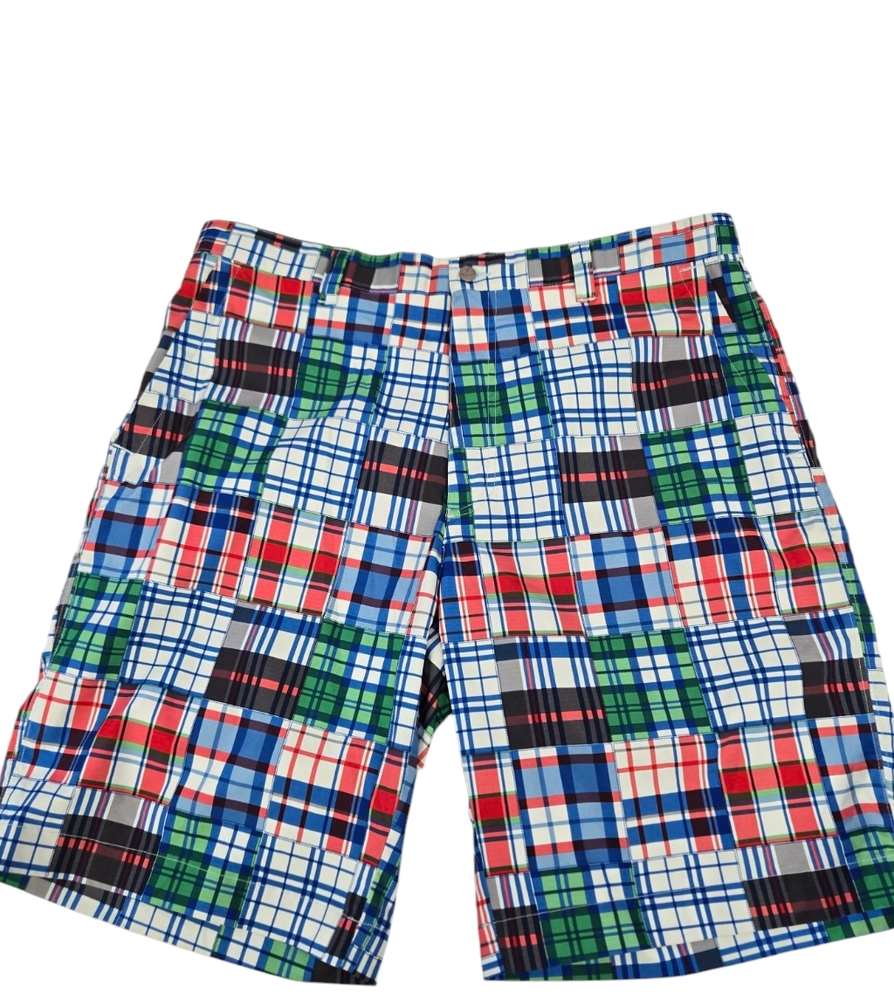 Vintage Callaway Golf Shorts Plaid Multicolor Men's Sz 36